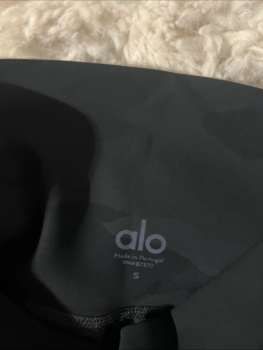 ALO Yoga Black Camo High-Rise Leggings